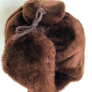 Vintage Russian-made Fur Hat with ear flaps